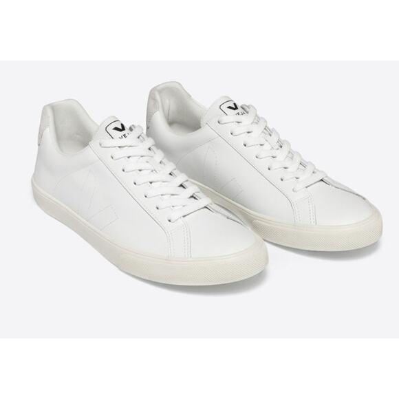 Veja Esplar Leather Trainers in White Size 5 - Picture 1 of 6